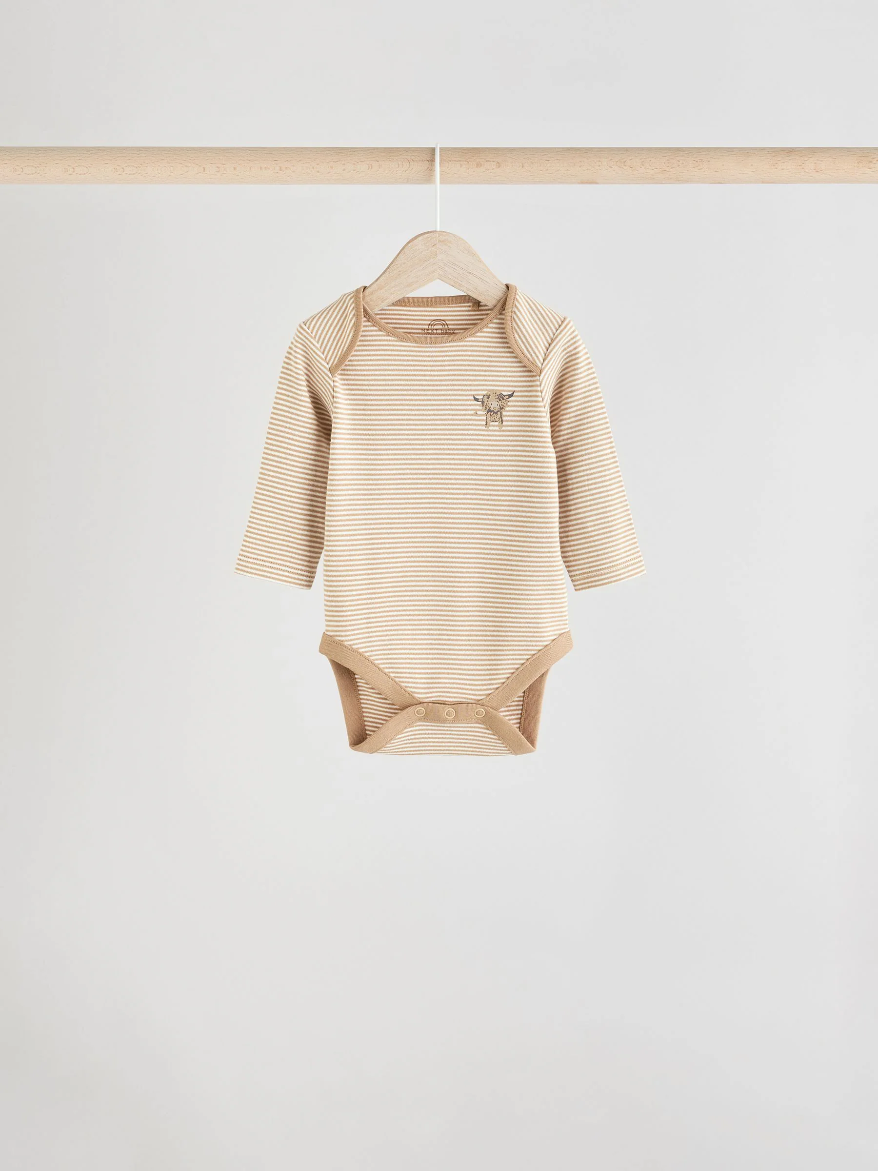 Neutraal - Hamish babybodysuits verpakking van 3
