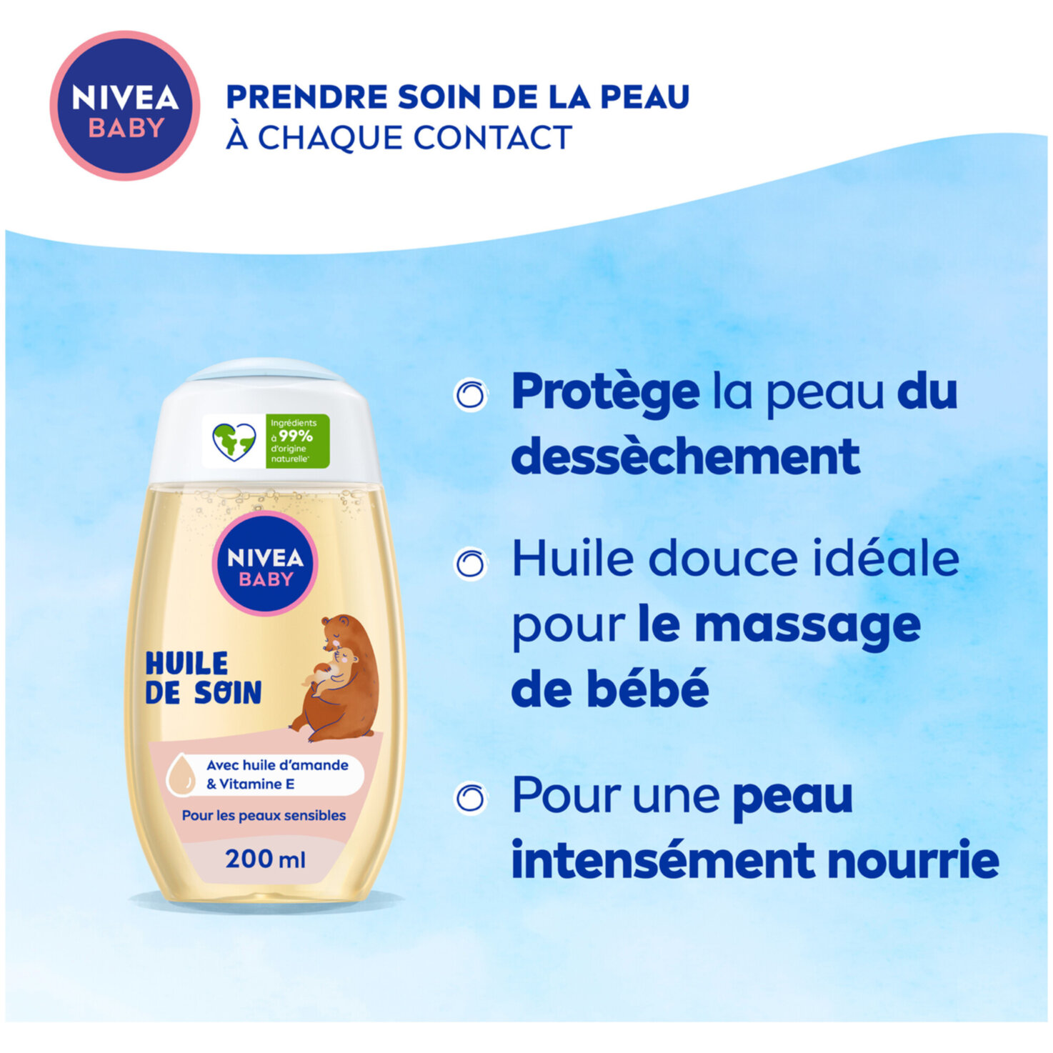 Nivea Pflege & Massage Baby Öl