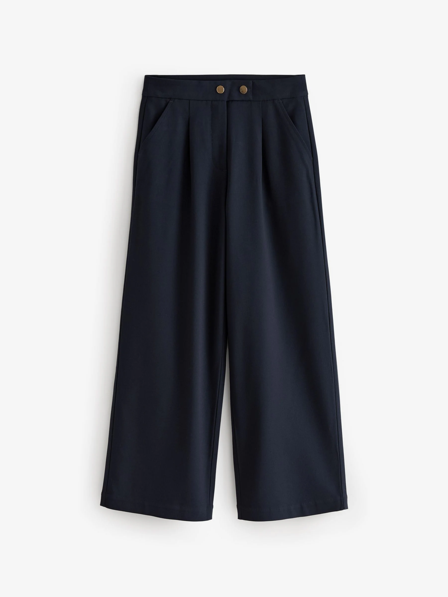 Marineblauw - Schoolbroek met wijde pijpen voor oudere kinderen (9-18 jr)