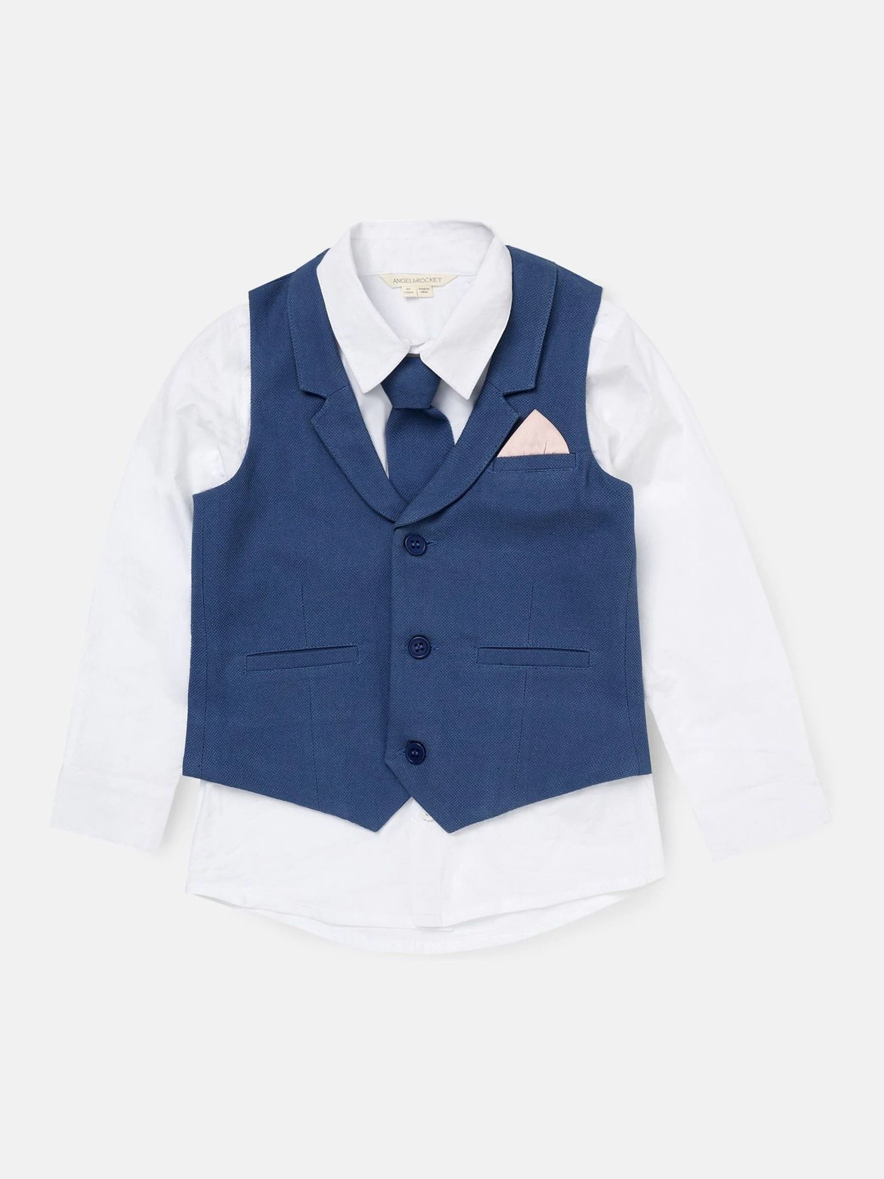 Angel & Rocket Matty nette bedrukte 100% katoenen gilet-set