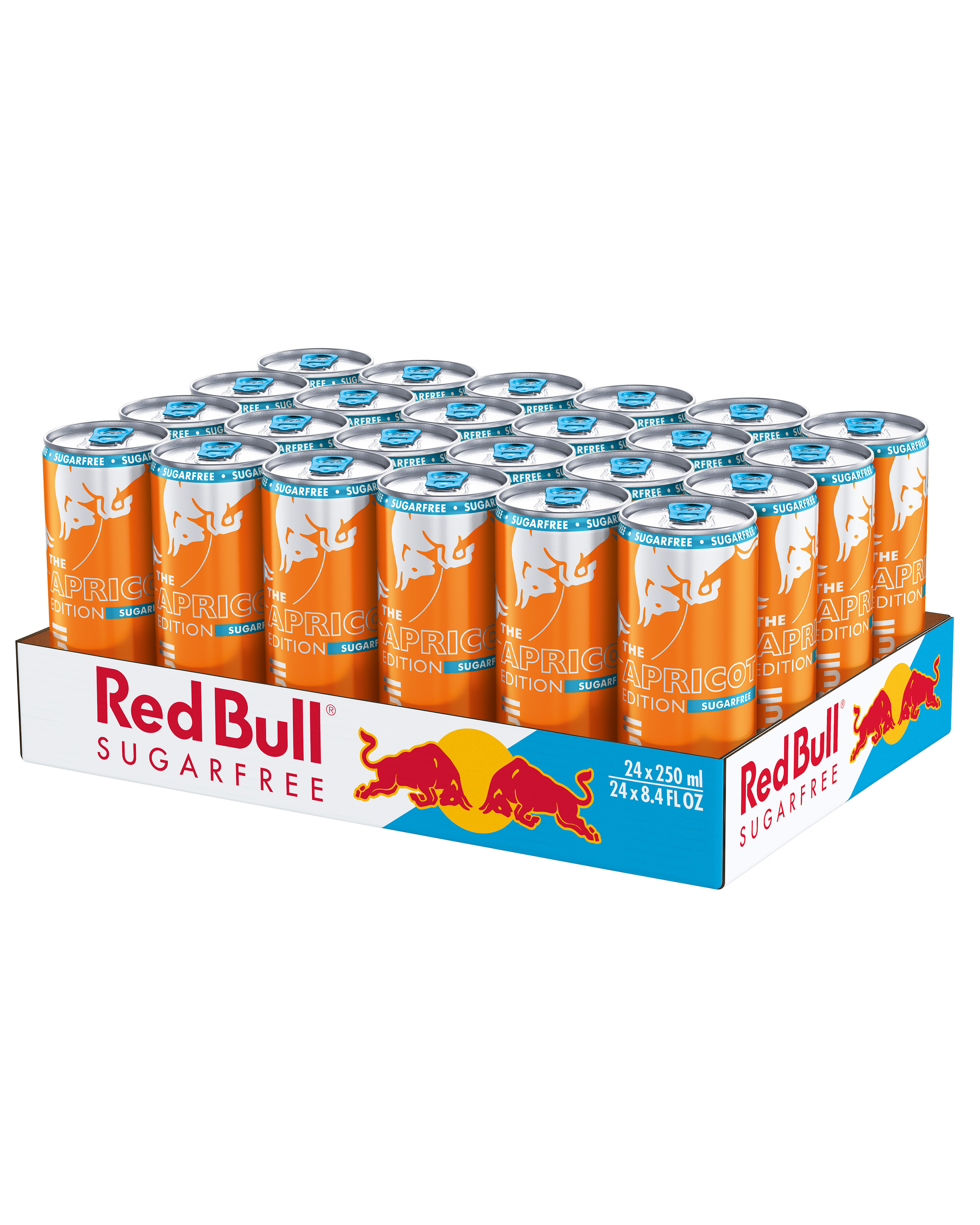 Red Bull Apricot Edition Sukkerfri 24x250 ml