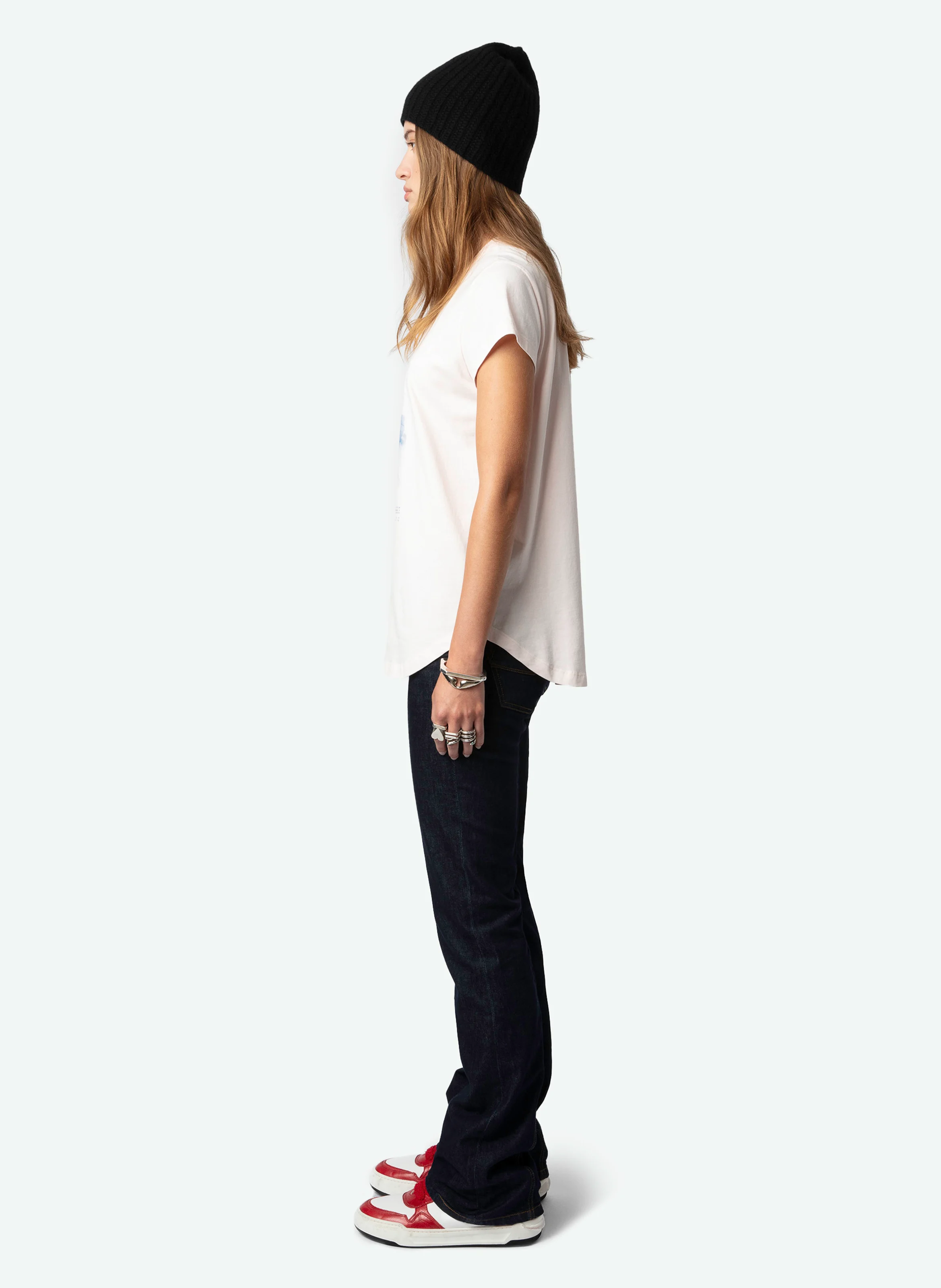 WOOP - Tee-shirt imprimé en coton bio | Rose
