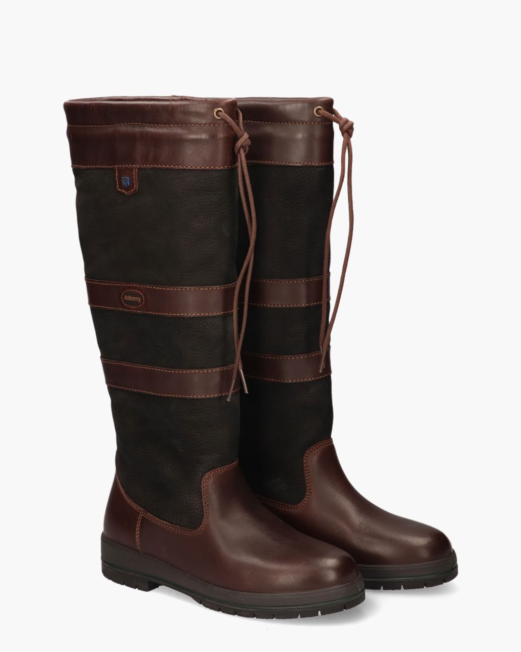 Dubarry Galway Zwart/Bruin Dames Outdoorboots