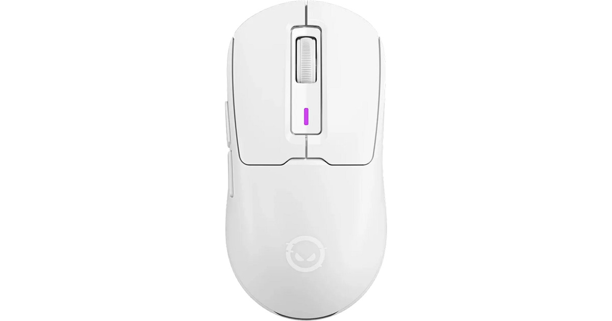 LORGARMSA10W gaming muis  (Wit, 100 - 12000 dpi, RGB, Lightweight)
