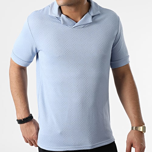 Polo Manches Courtes UY793 Bleu Ciel