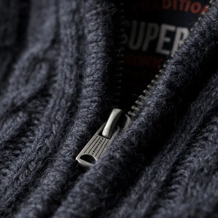 Superdry Vintage Jacob Henley Trui Heren