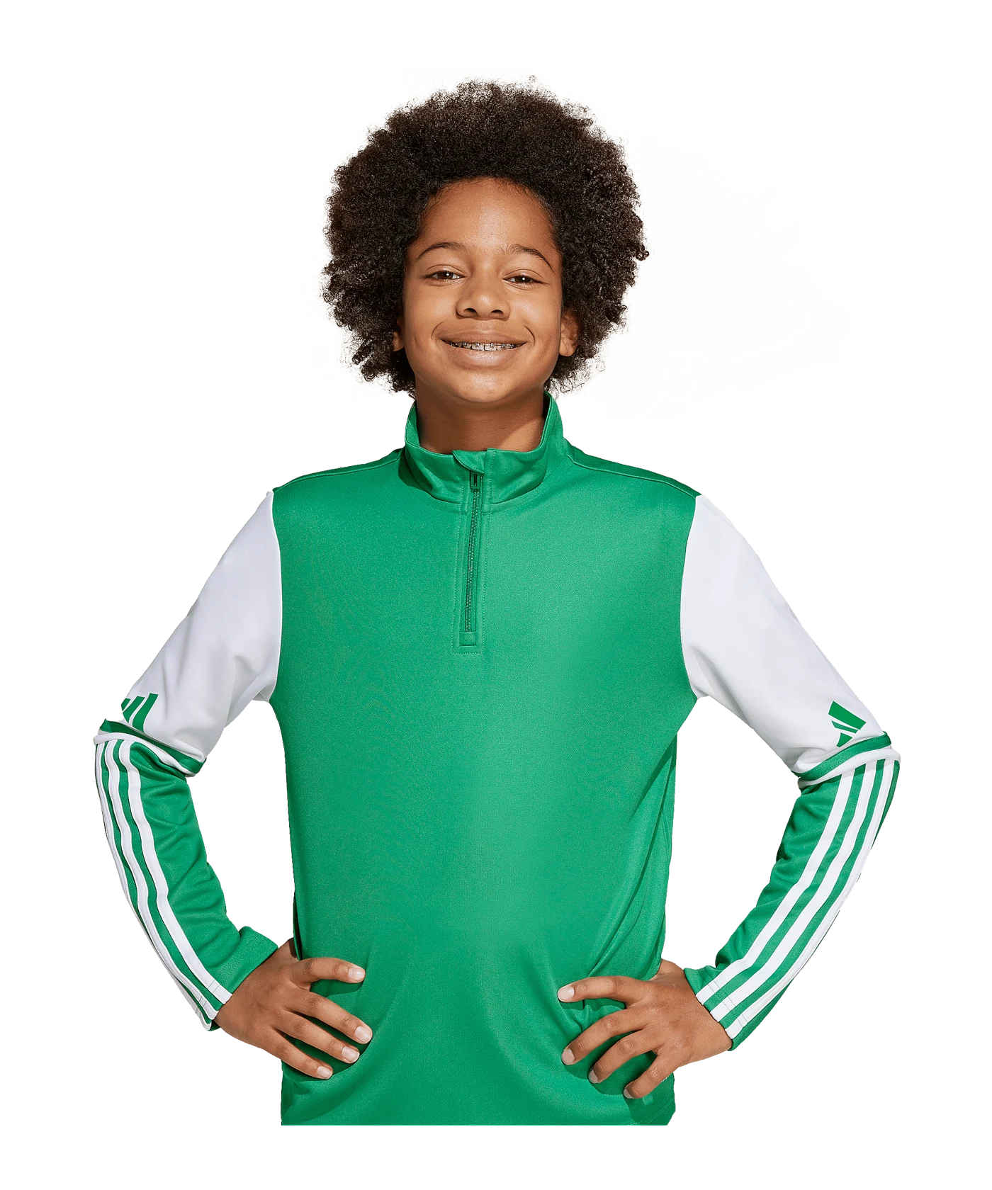 adidas Squadra 25 HalfZip Sweatshirt Kids Grün