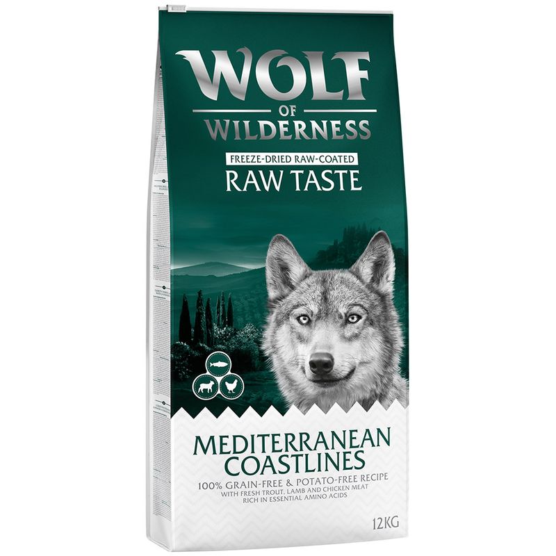 Wolf of Wilderness Mediterranean Coastlines agneau, poulet & truite