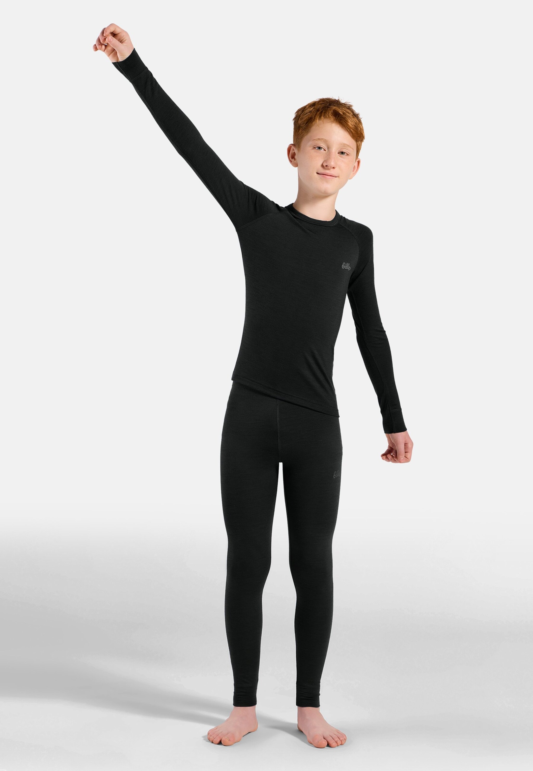 Natural Merino 200 Base layer Set in black