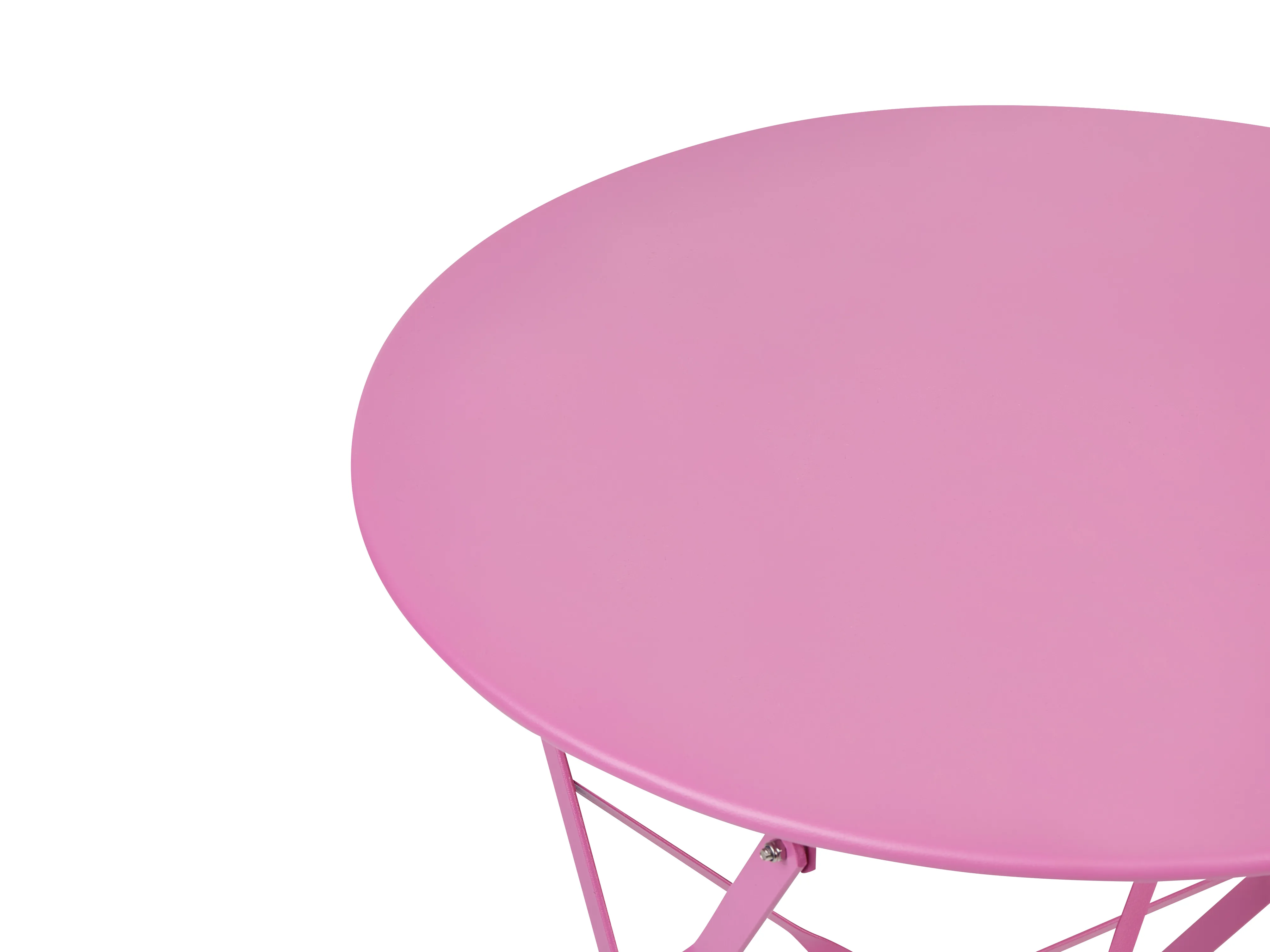 Bistroset inklapbaar FIORI Metaal Roze