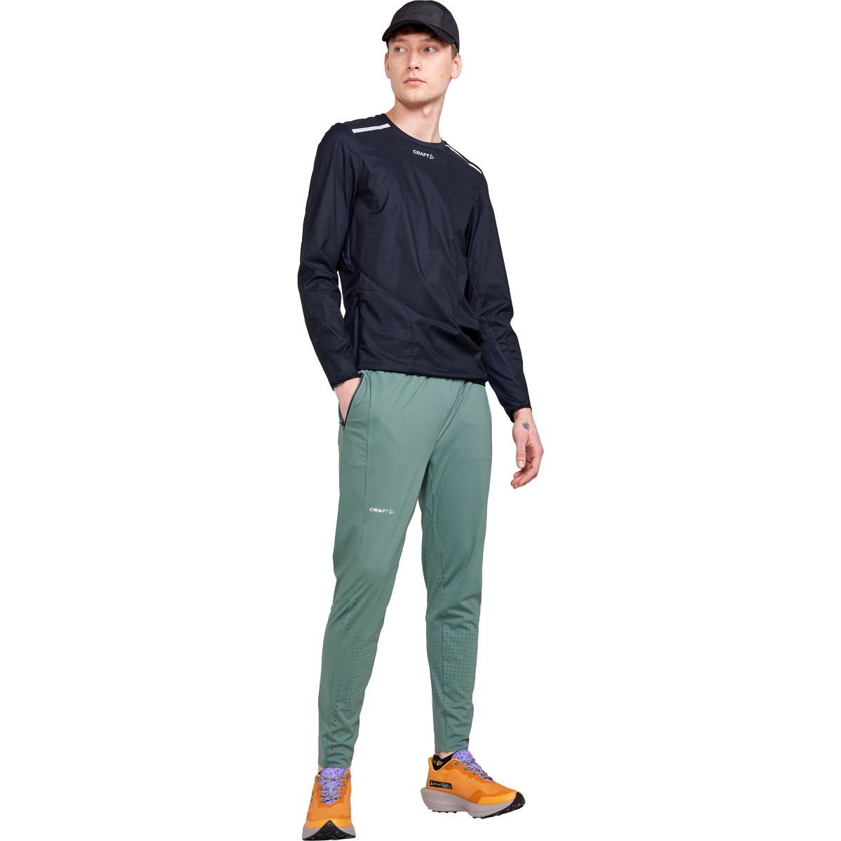 Craft Pro Hypervent Wind Langærmet Løbe T-shirt Herre
