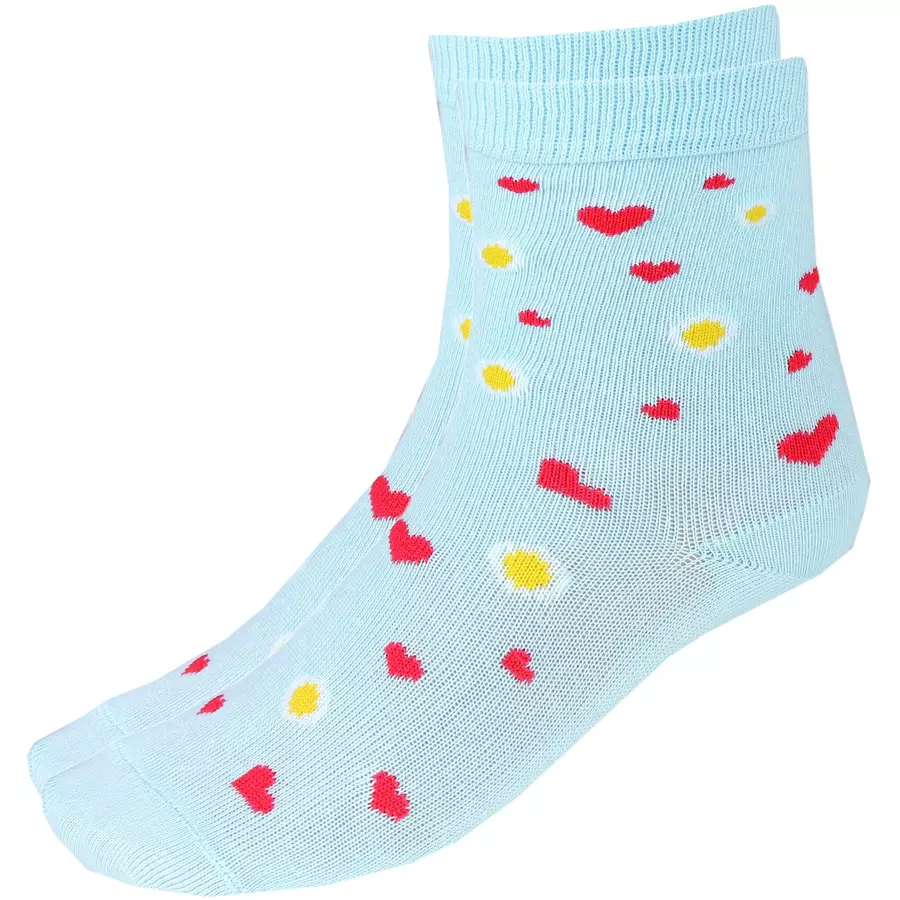 TupTam Kinder Socken Mädchen Jungen Bunt Gemustert 6er Pack rosablau