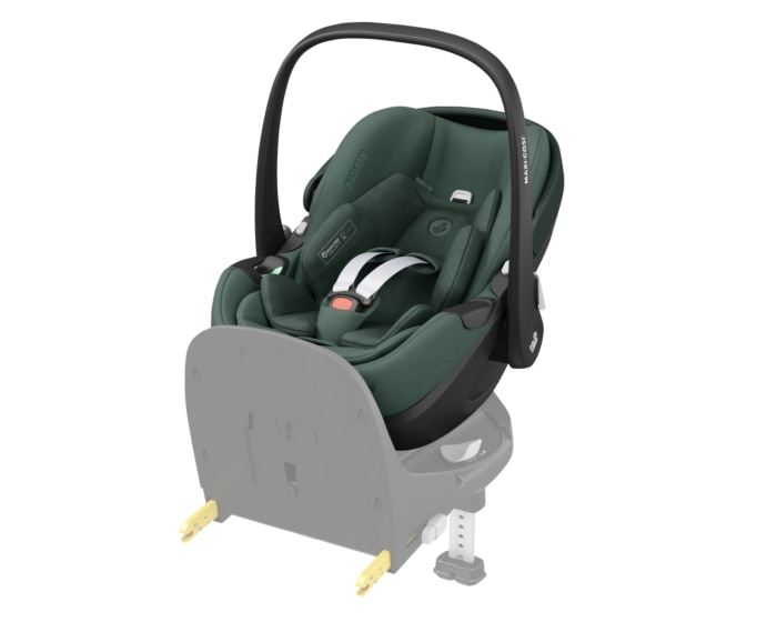 Pebble 360 Pro 0 - 15 M  40 - 87 cm  0 - 13 kg    Innovative SlideTech®-Technologie |    Flache Liegeposition |    Easy-in-Gurt |    G-CELL Seitenaufprallschutz |    FlexiSpin-Drehung mit nur einer Hand |