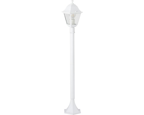 Buiten staande lamp, aluminium/glas, IP44, 1-lichts, HxB 1000x170 mm, Nissi wit
