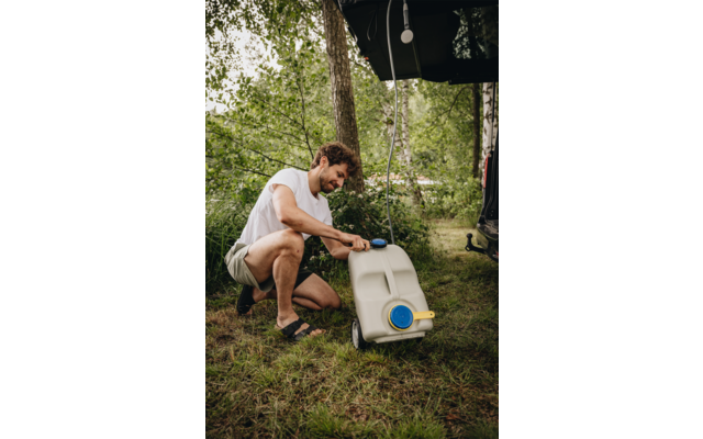 Berger Outdoor Dusche mit digitaler Anzeige