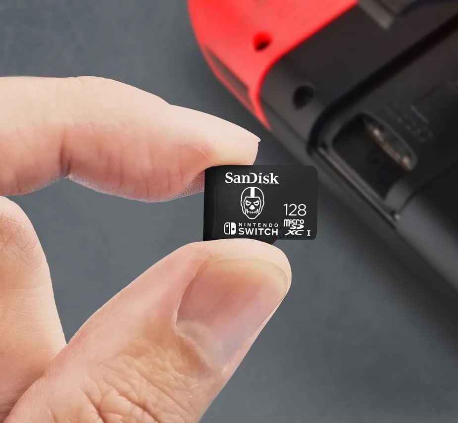 128GB Nintendo Switch Micro SDXC TransFlash Speicherkarte Class 10 U3 UHS-3 100 MBps (SDSQXAO-128G-GN6ZG)