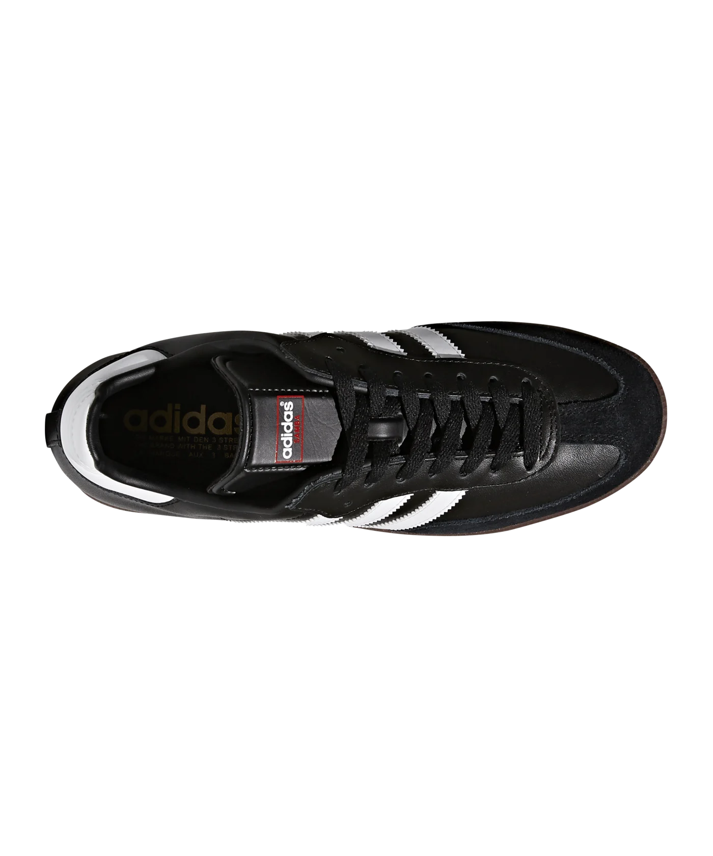 adidas Samba Hallenschuh Leder Schwarz Weiss