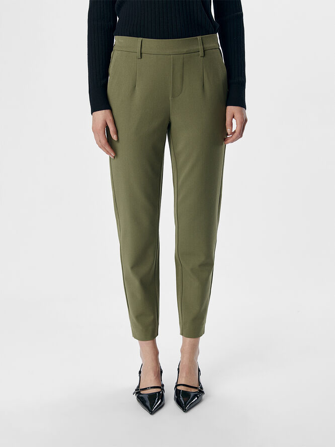 Object OBJLISA SLIM PANT NOOS Capulet olive/col