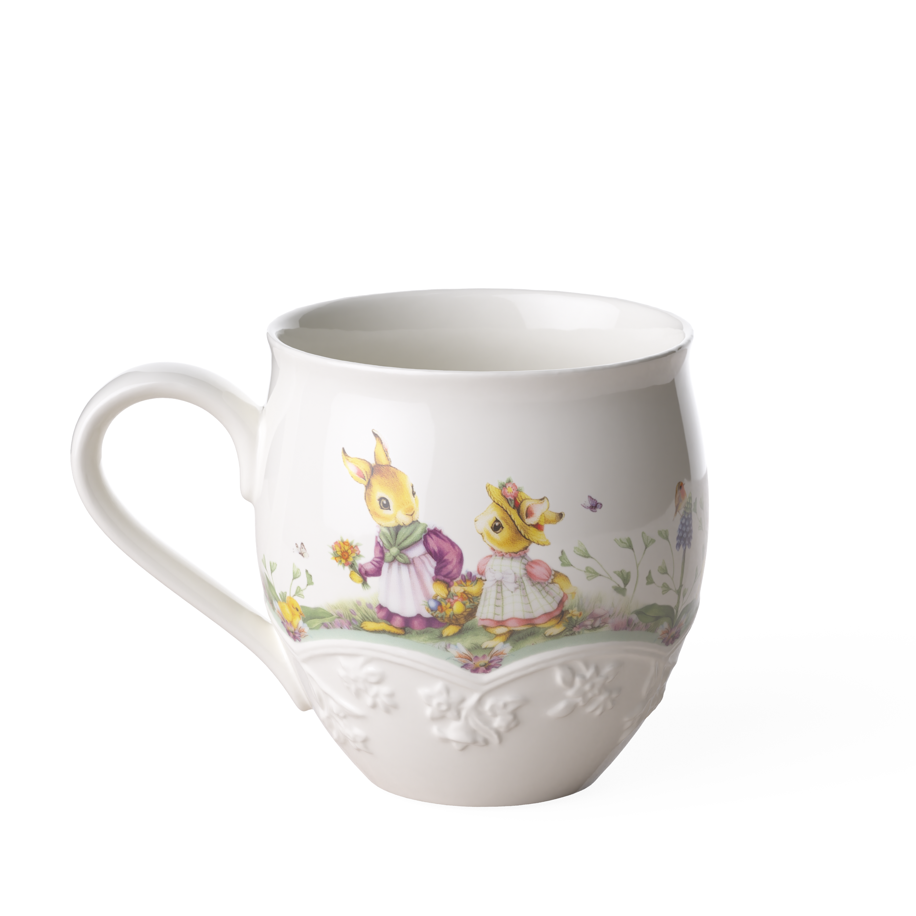 Spring Fantasy Mug Green, 17 oz, Premium Porcelain