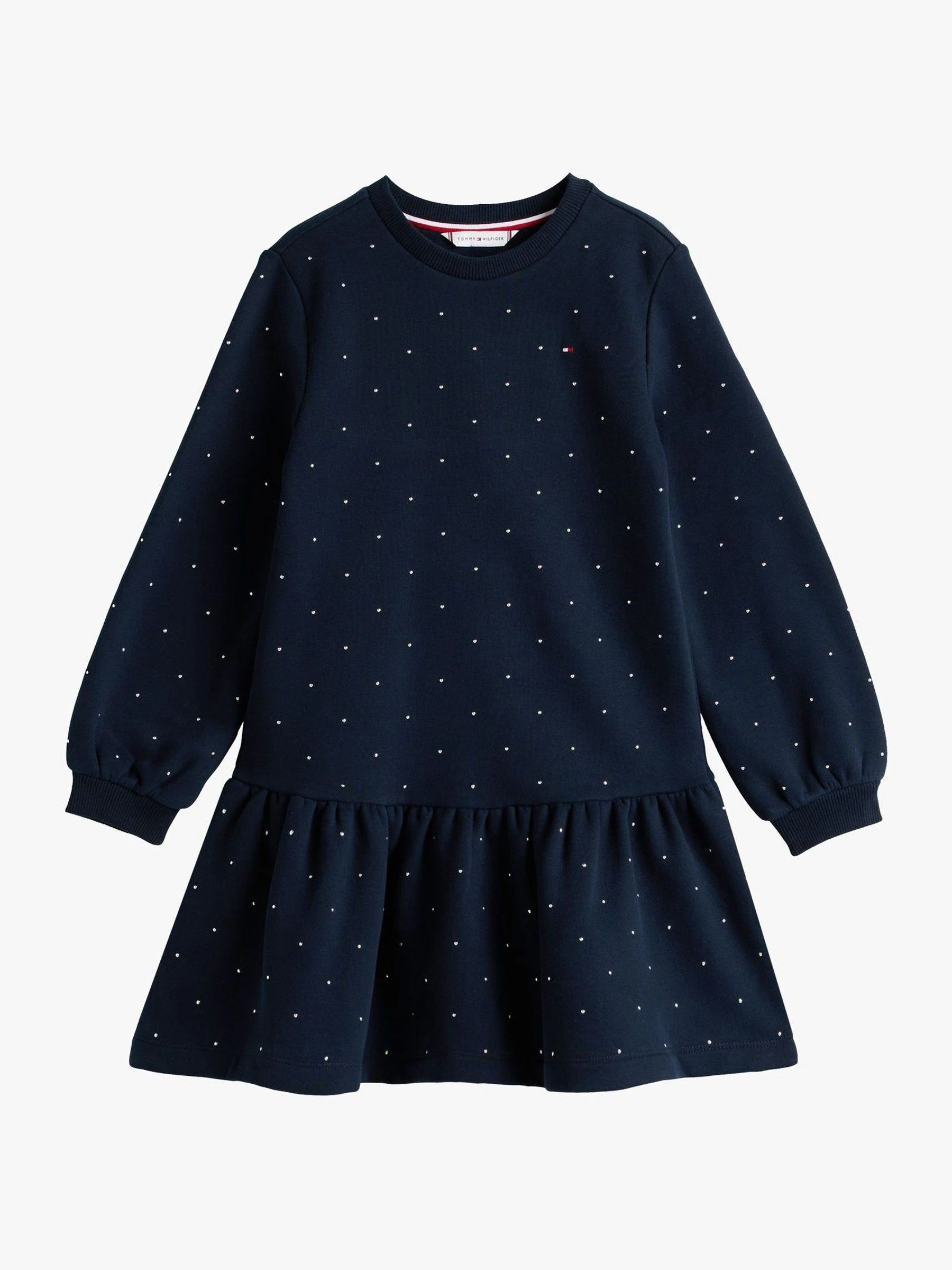 Tommy Hilfiger Festive Stud Relaxed Fleece Skater Dress