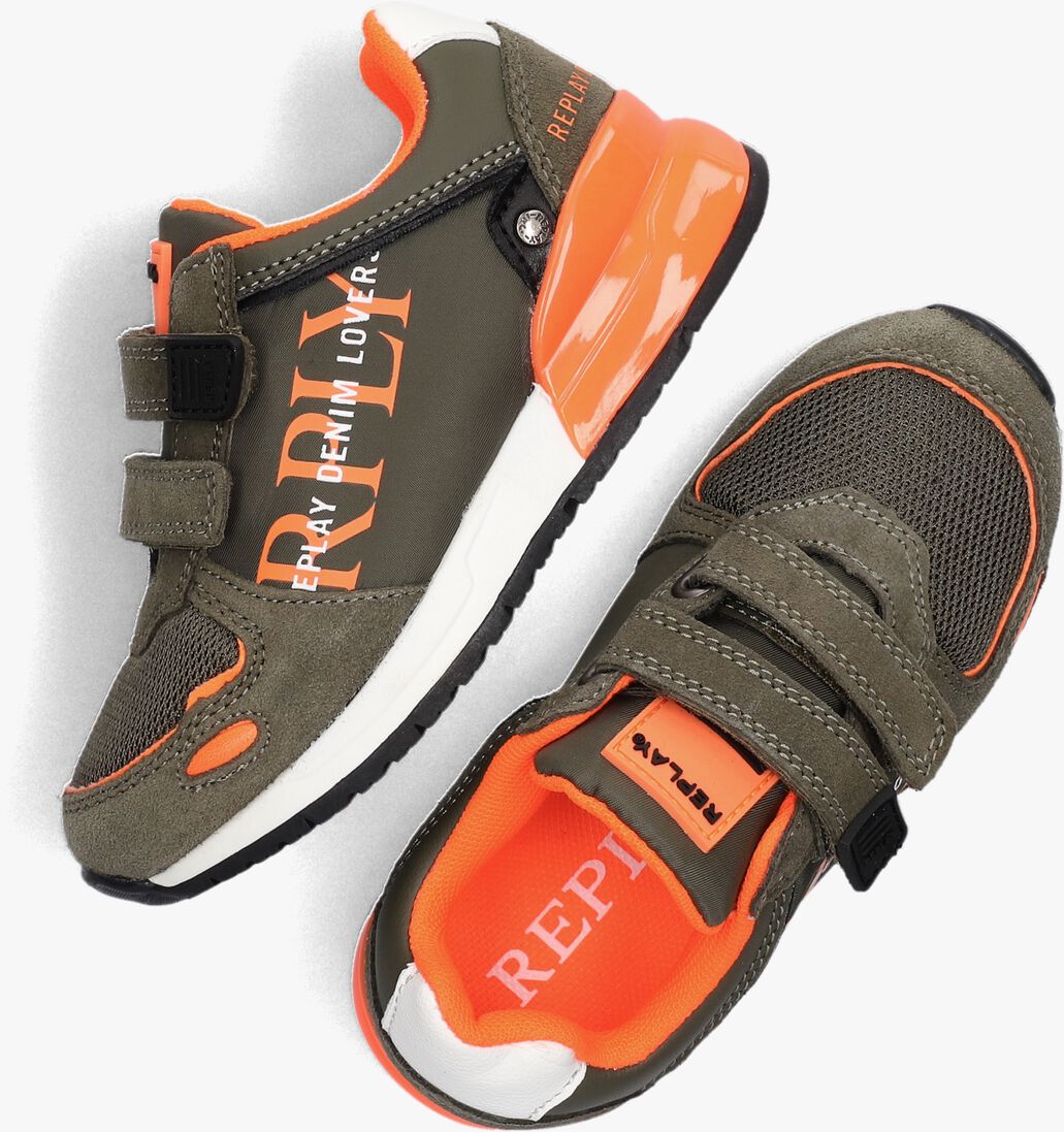 REPLAY groene replay lage sneakers shoot kid low