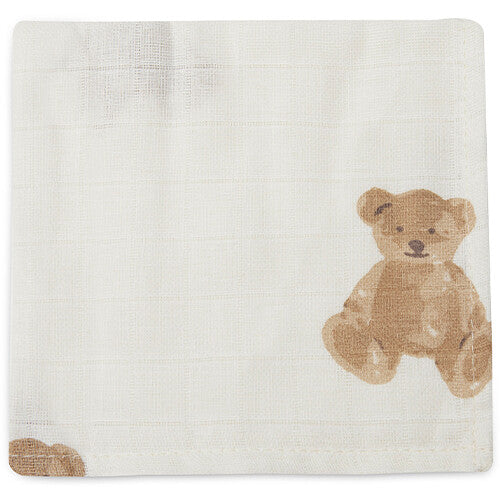 Jollein hydrofiele spuugdoekjes teddy bear - 3st