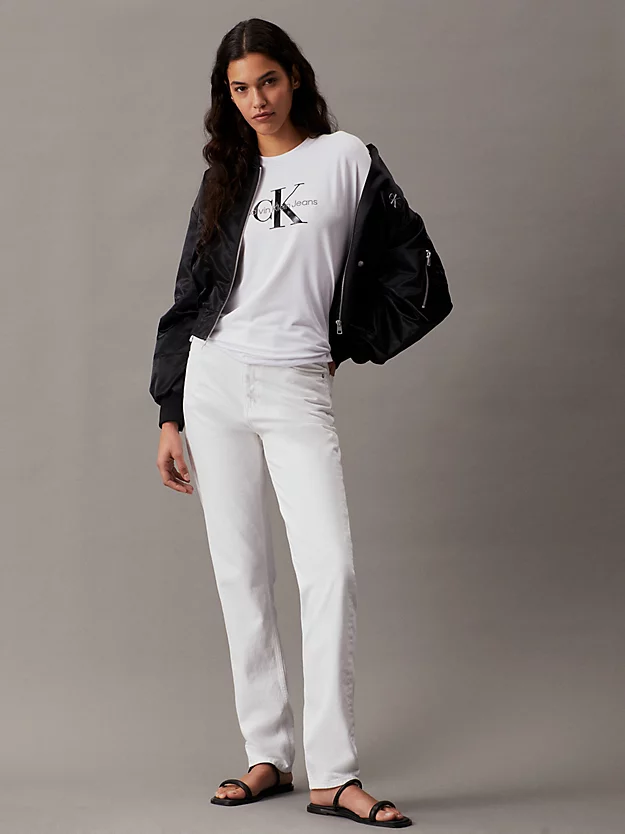 Camiseta boyfriend com monograma