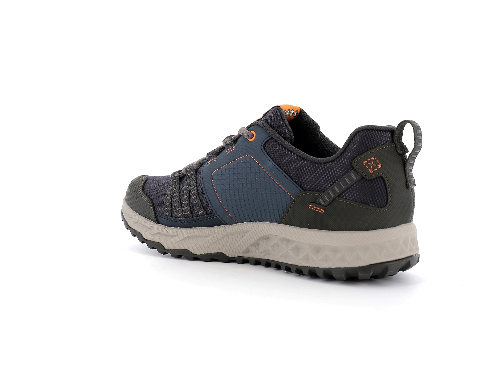 Skechers-ESCAPE PLAN Synthétique Gris Orange