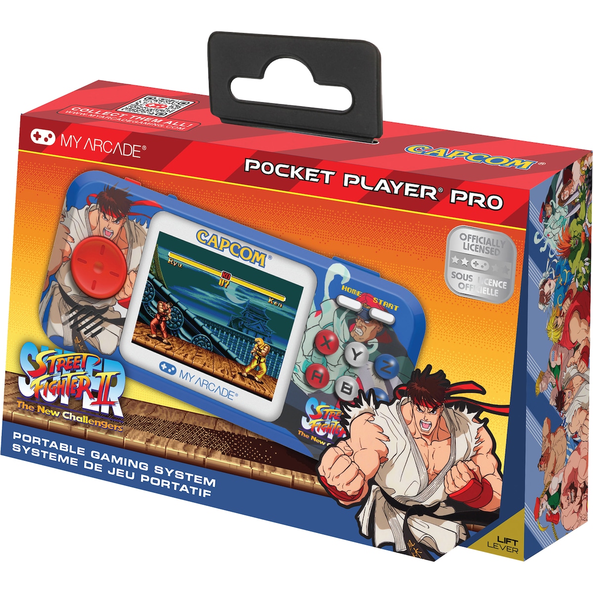 My Arcade Pocket Player Super Street Fighter II håndholdt konsoll
