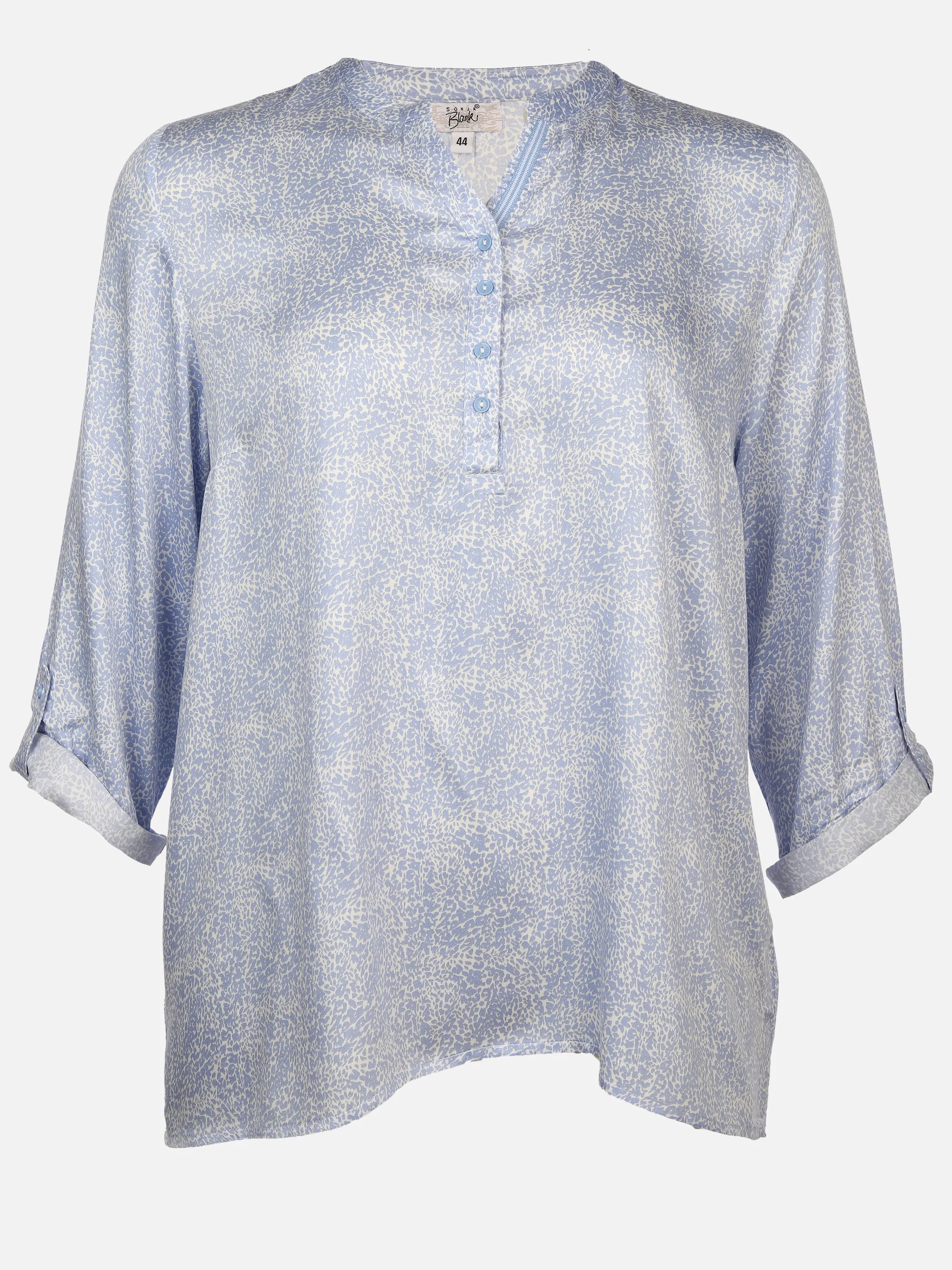 Große Größen Bluse im Minimalprint