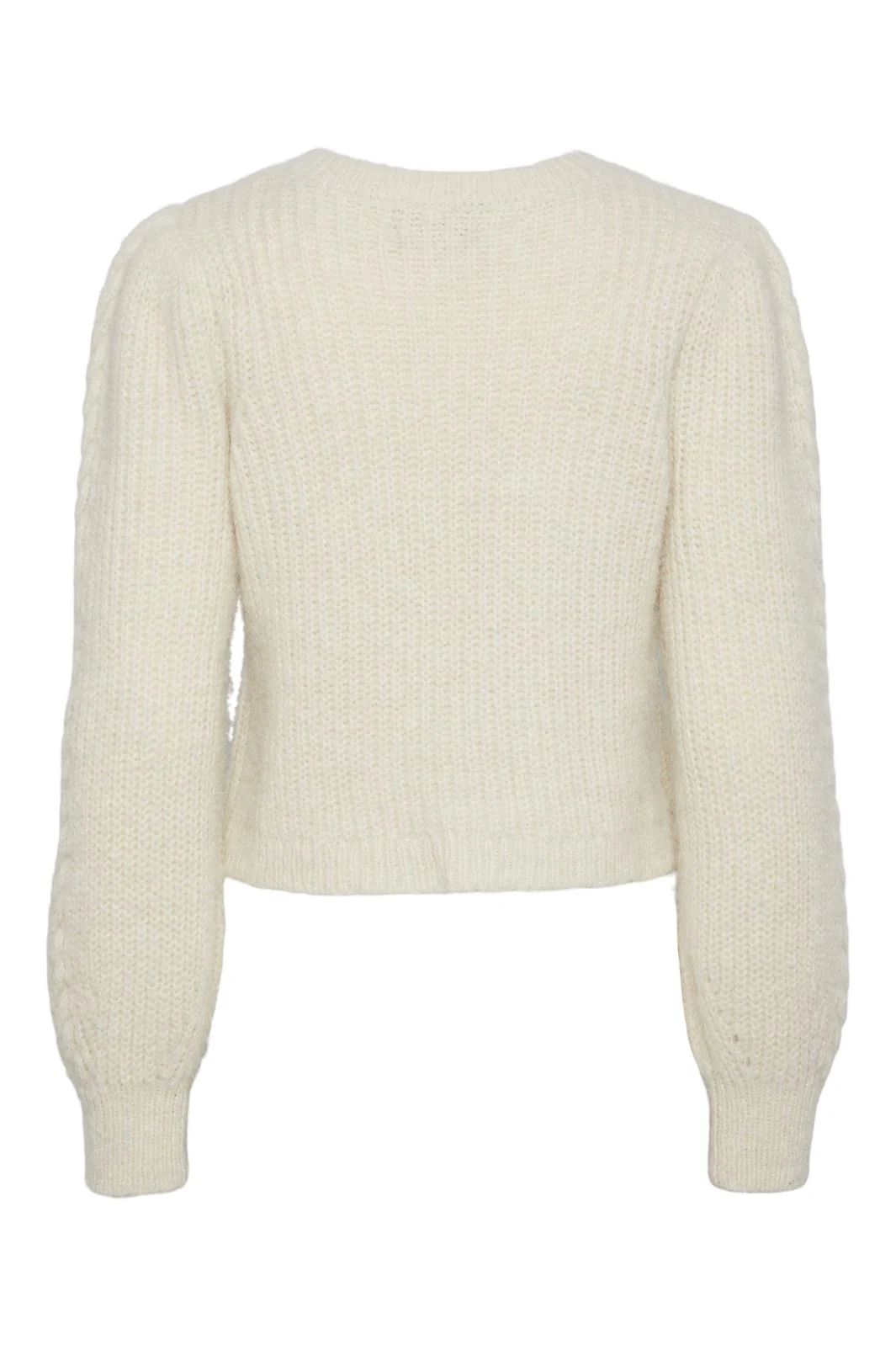 Pieces Pcrow Ls O-Neck Bow Knit 4670198 birch black woven bows