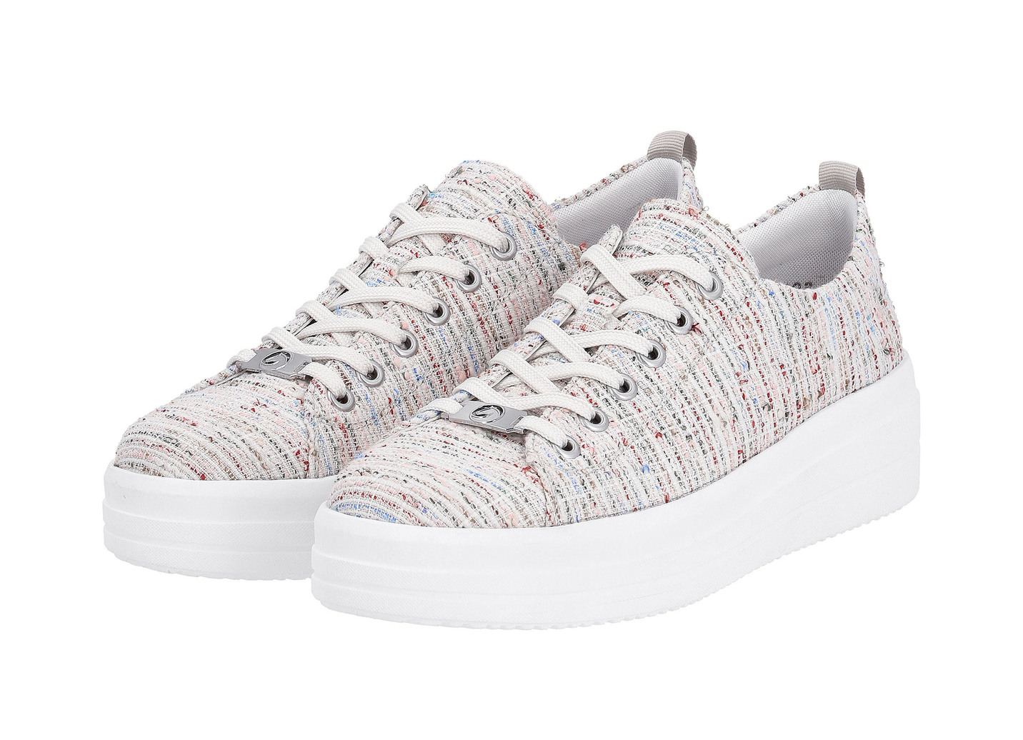 Remonte Sneaker aus effektvoll strukturiertem Textilmaterial