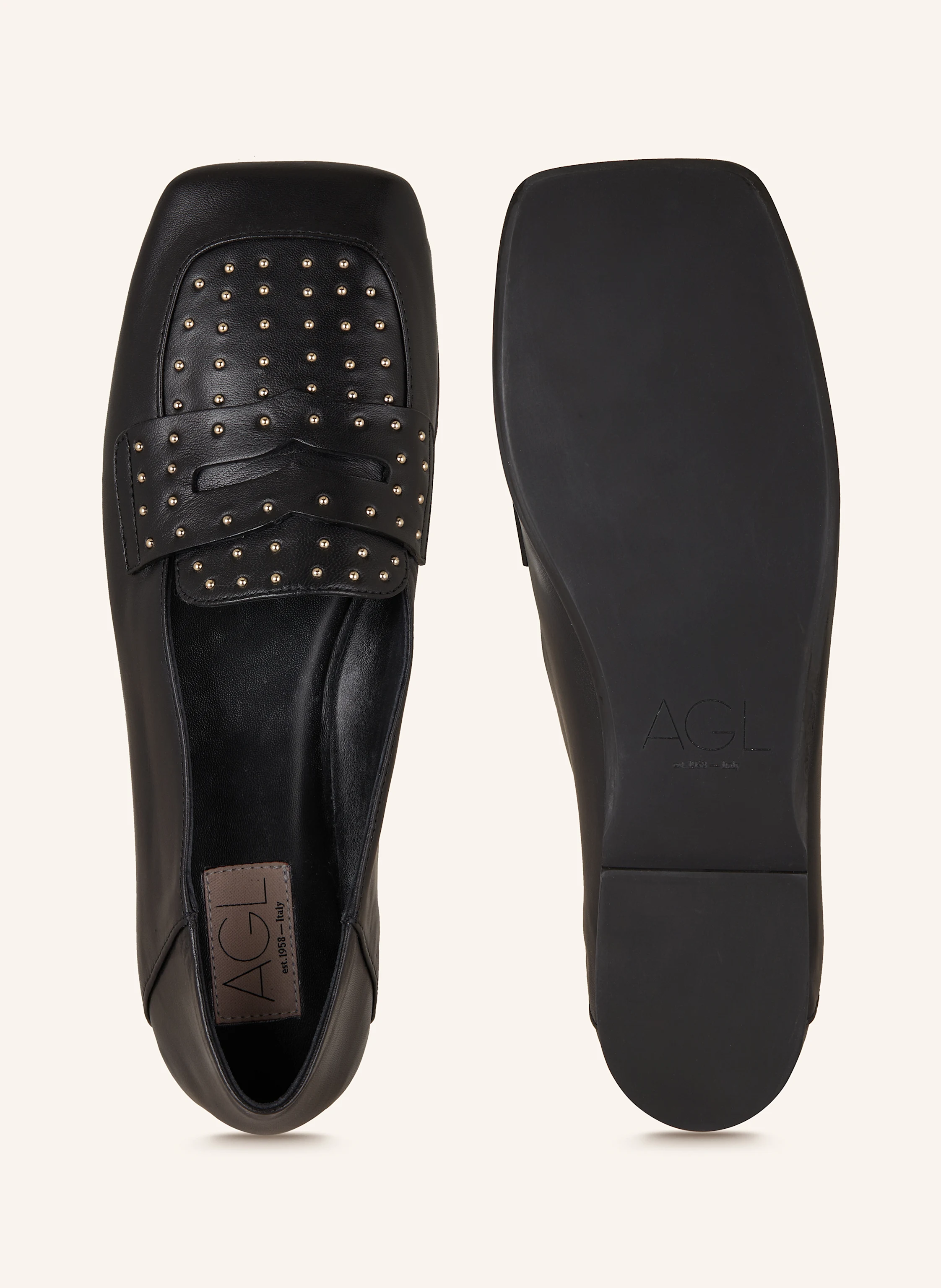 AGL Penny-Loafer CERAMIC STUDS