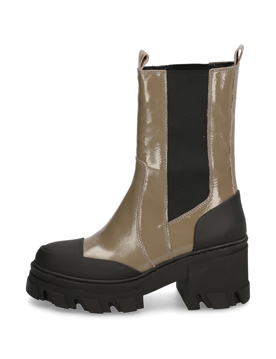 Lackleder Stiefelette