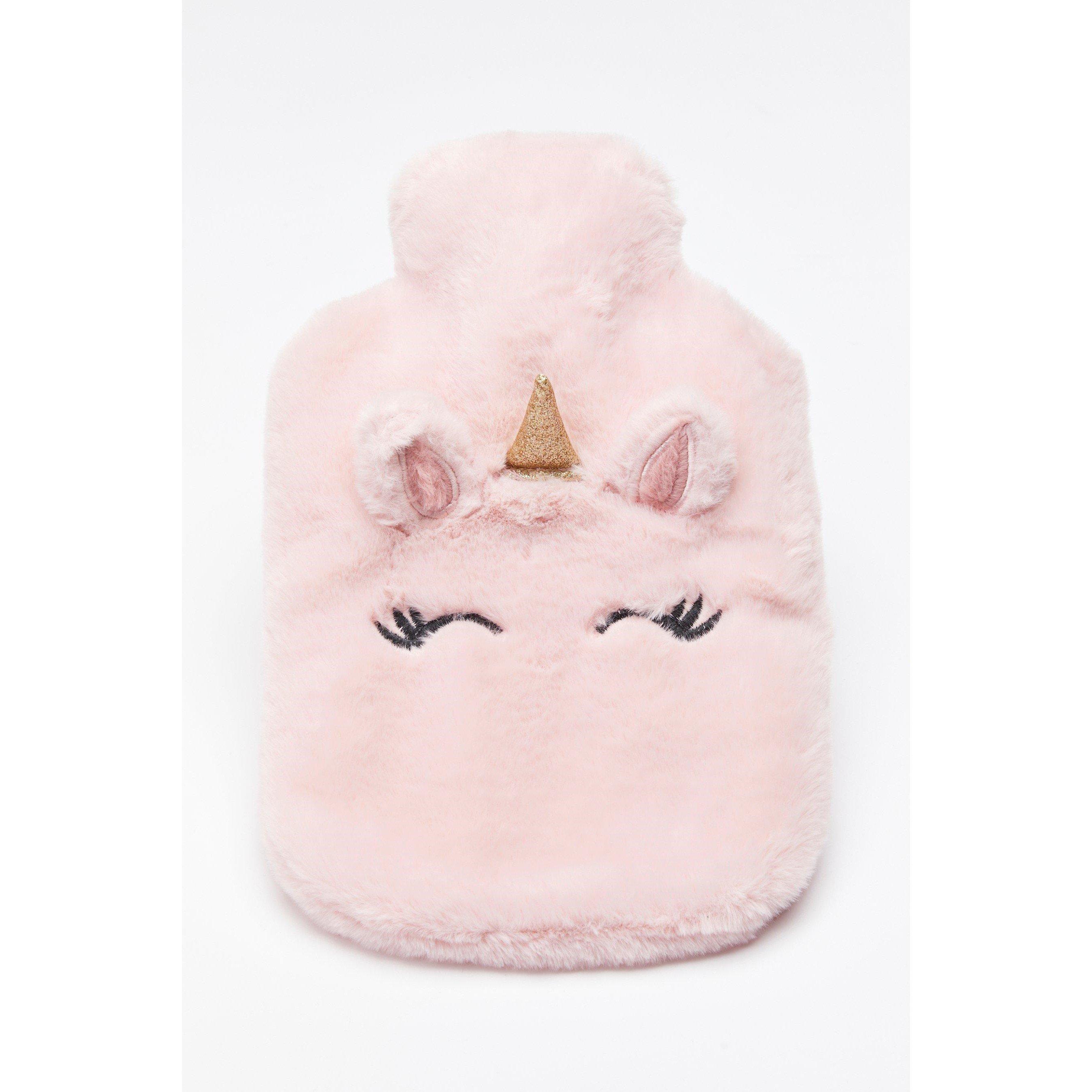 Be You Studio Girls Unicorn Slipper And Hot Water Bottle Set