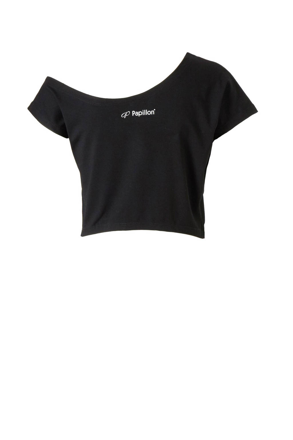 Papillon sportshirt zwart