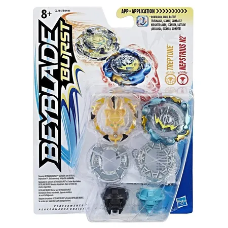 Hasbro Beyblade Burst Dual Pack Treptune & Nepstrius N2