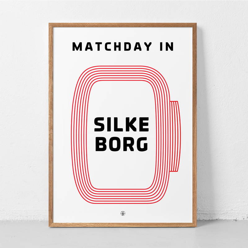 Silkeborg IF Plakat Stadion 50x70 cm