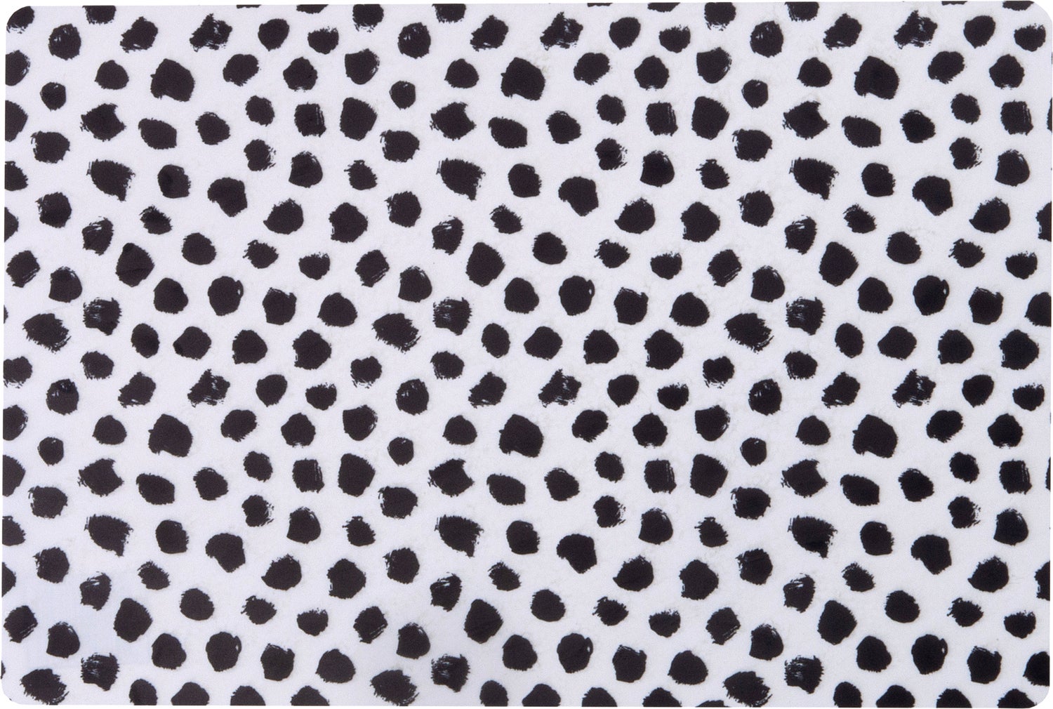 Intratuin placemat vlekken zwart / wit 45 x 30 cm