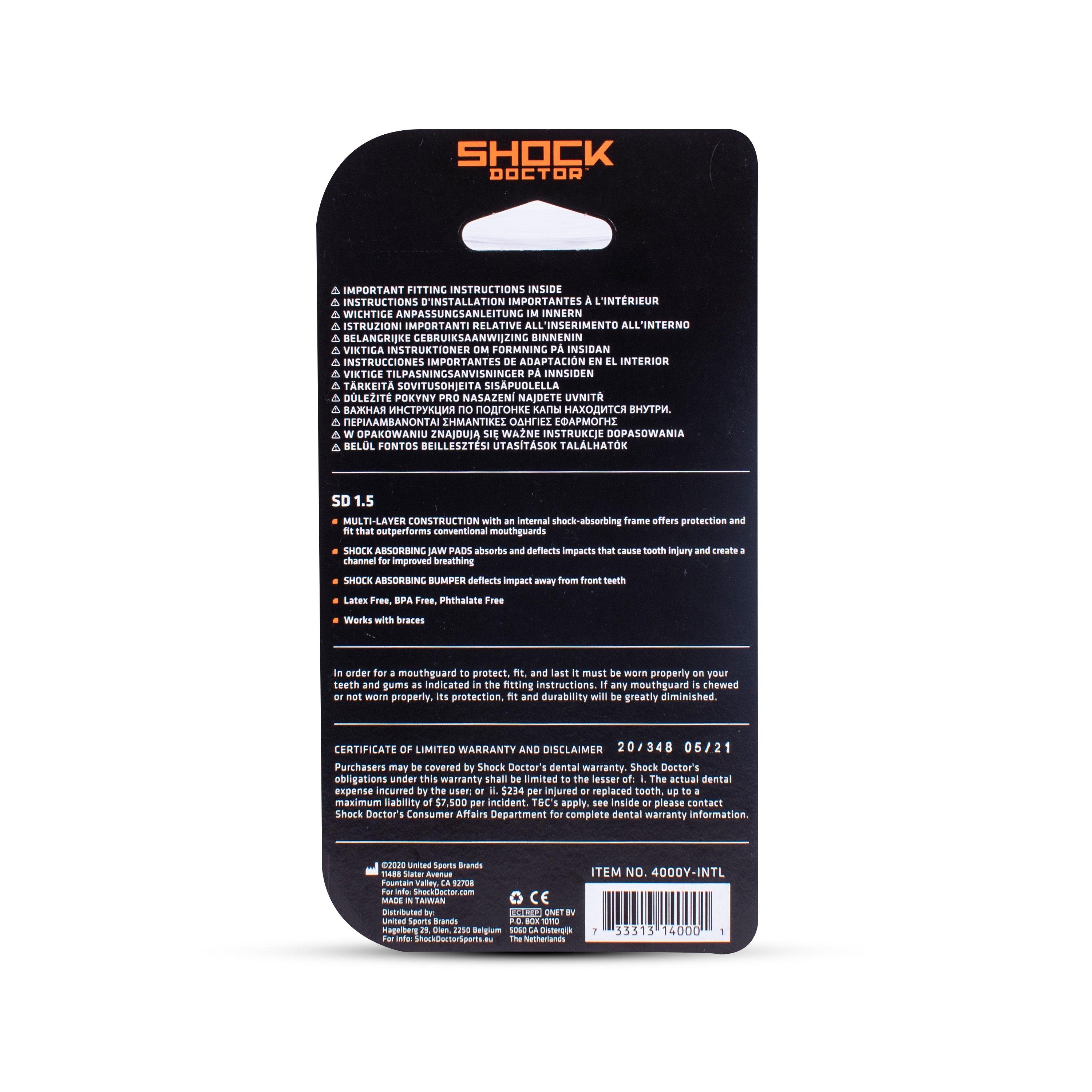 Shock Doctor 1.5 Mouth Guard Juniors