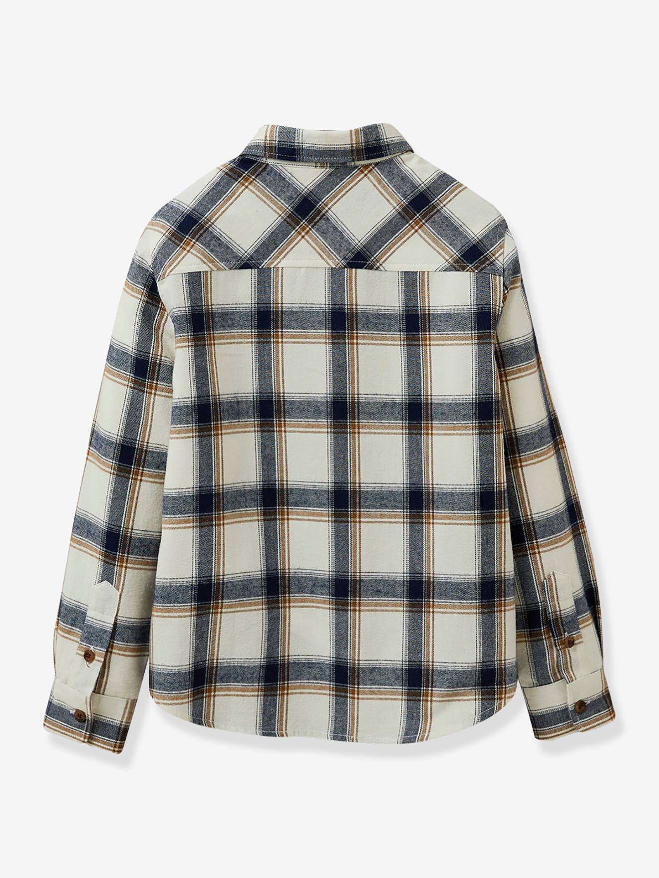 Camisa xadrez grande para menino