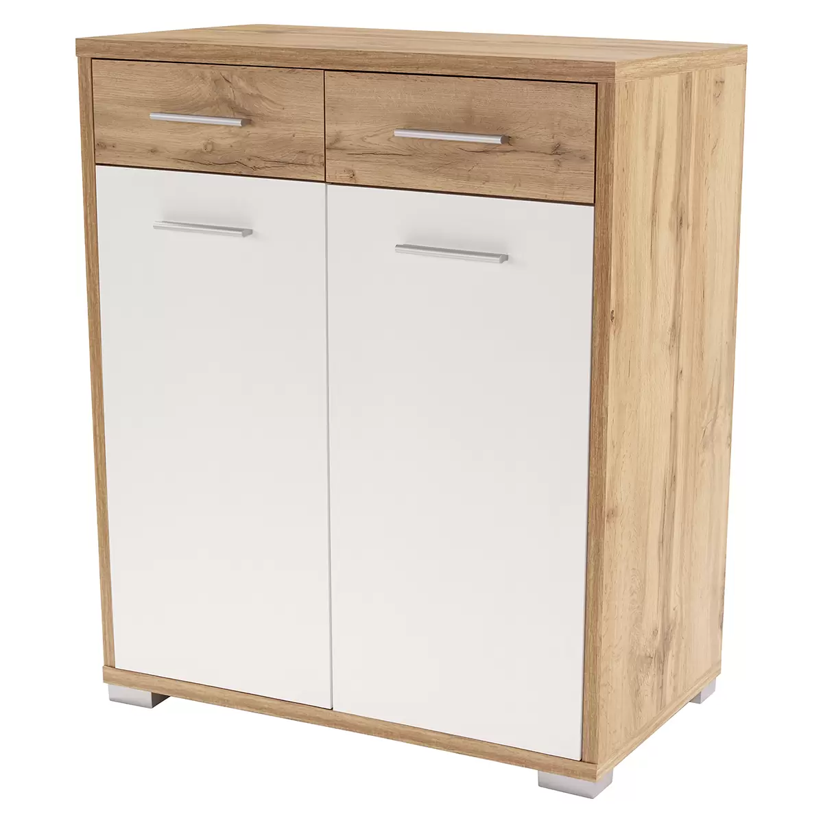 Kommode Q-BIG NEW weiss,Eiche