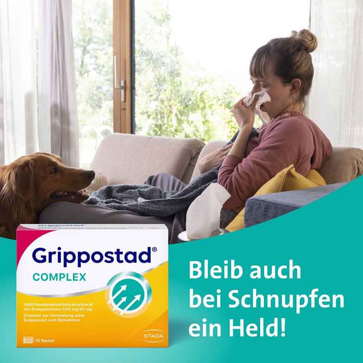 Grippostad COMPLEX mit Orangengeschmack, 10 St