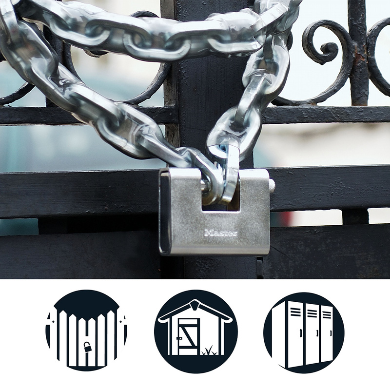 Master Lock gewapend schuifslot 90mm
