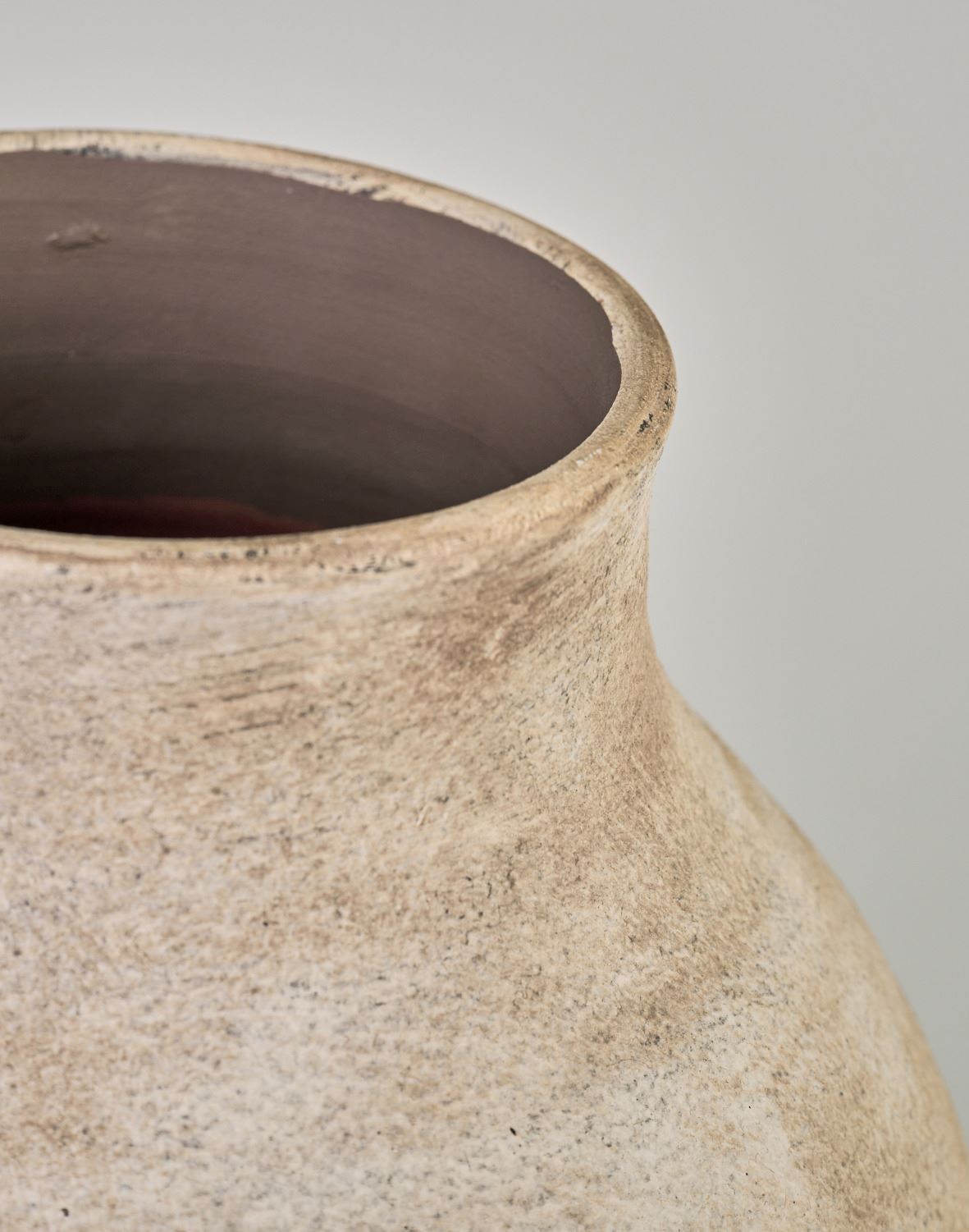 Krukke lys beige - 31x31x43 cm