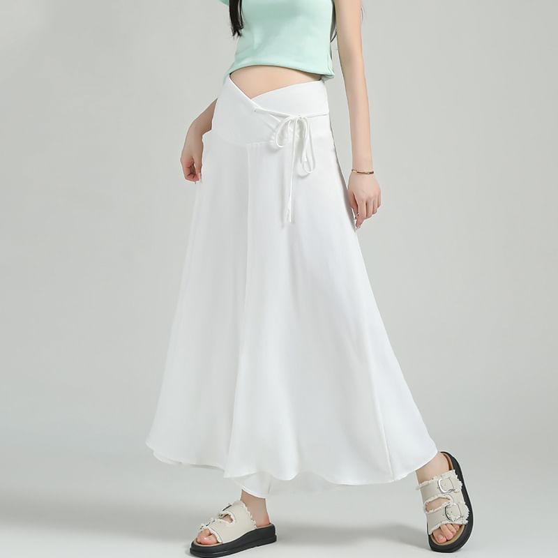 matteira - Maternity High Waist Plain Cropped Culottes