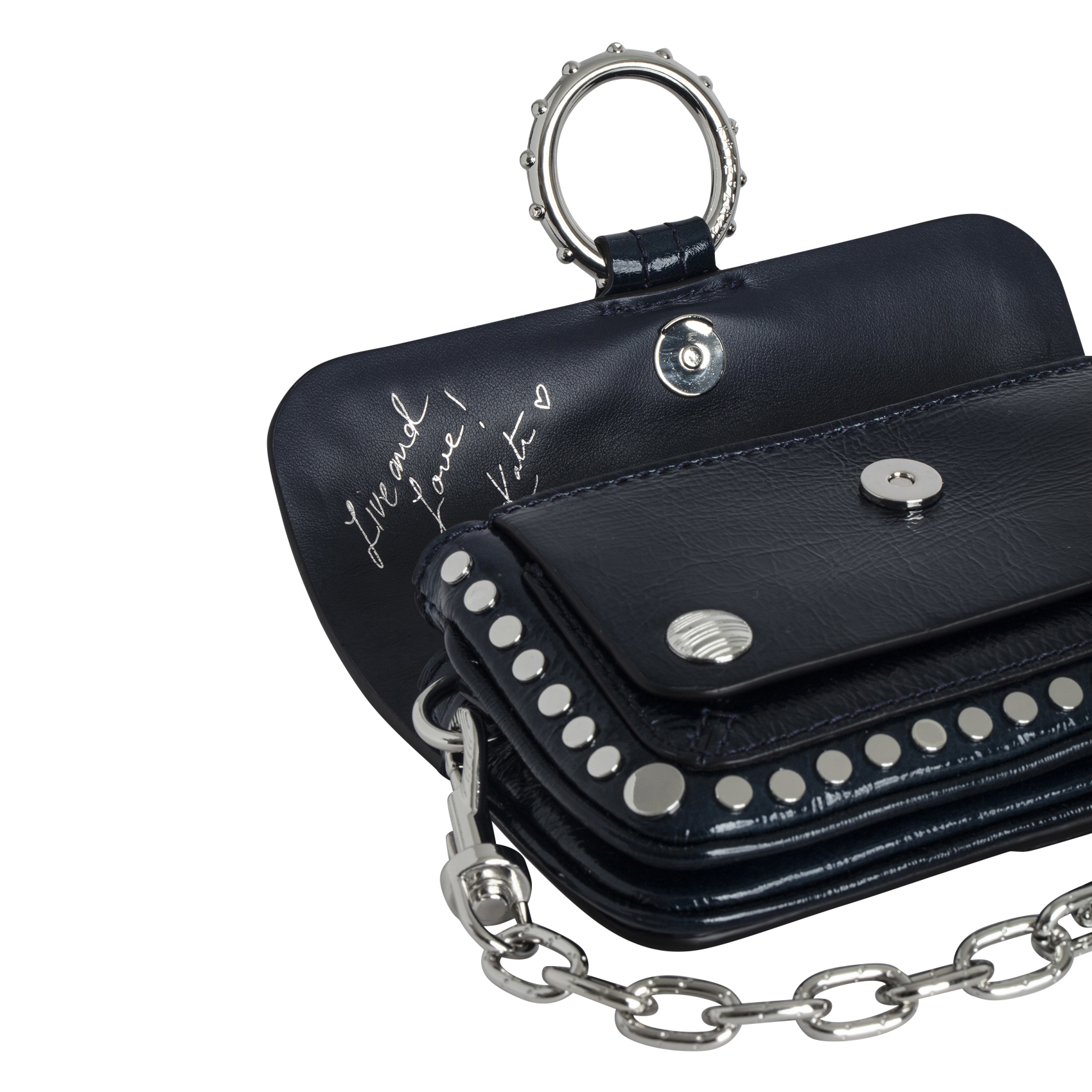 KATE WALLET - Sac en cuir | Bleu