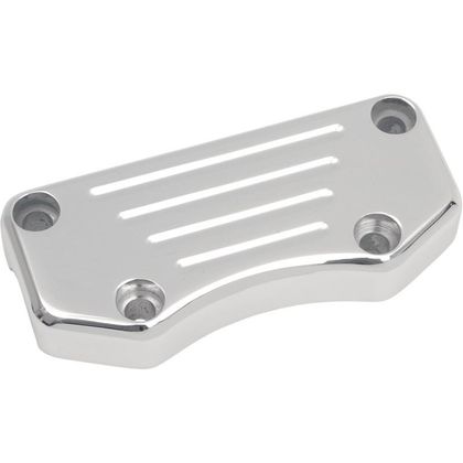Platine de pontet Drag Specialties Ball milled pour pontet de guidon Harley davidson Universel - Gris