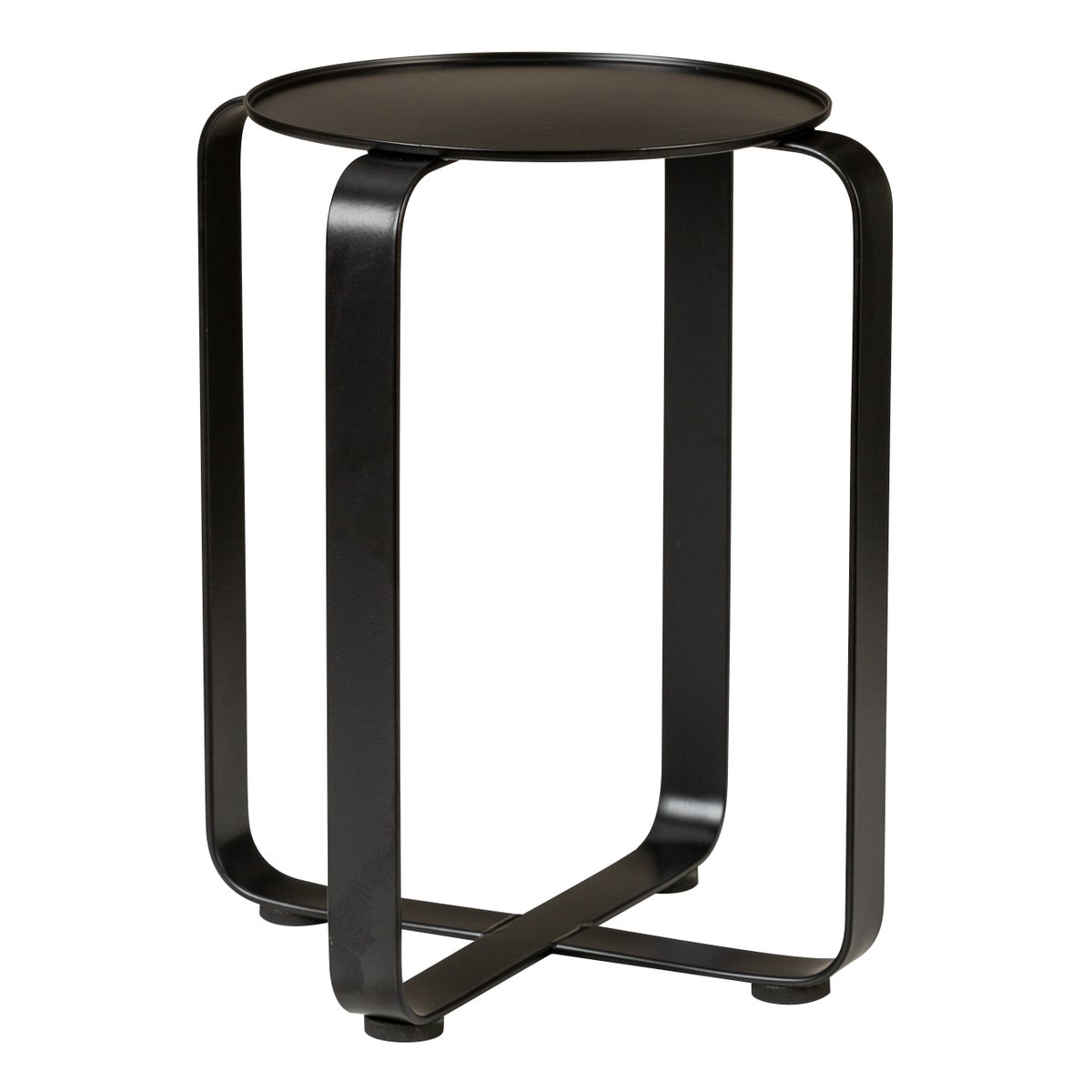 Scheurich Avignon 27, plantenstandaard/bloemenstandaard/bloempotstandaard/sokkel van metaal, kleur: Satin Black, 23,2 cm diameter, 27,3 cm hoog, 14,9 l inhoud.