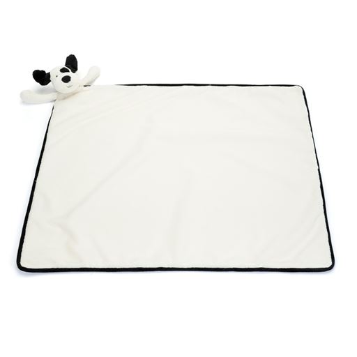 JELLYCAT Bashful Kanin Tæppe, Black/Cream